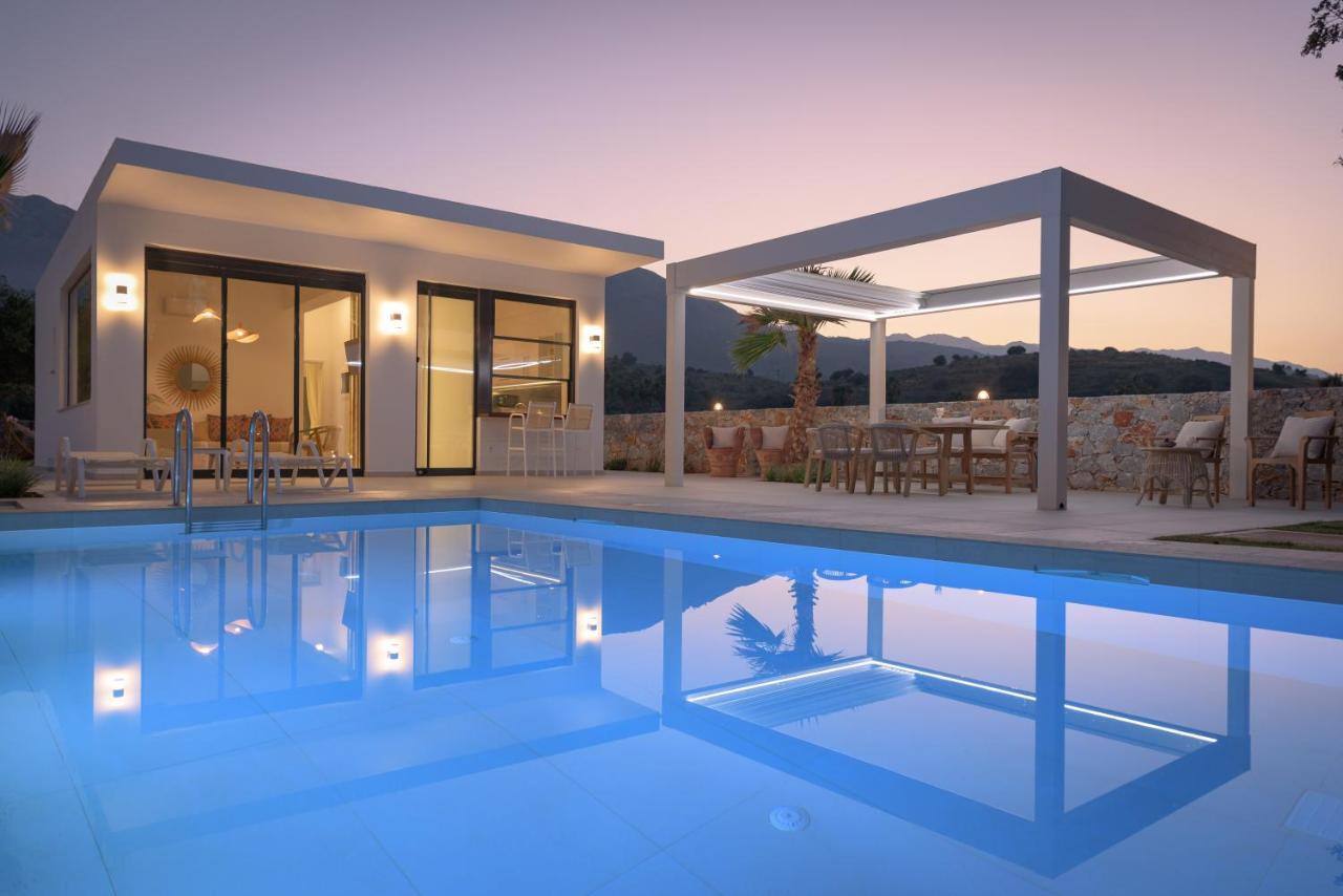 Pelagias Villa Lefka With Heated Pool Mathés المظهر الخارجي الصورة