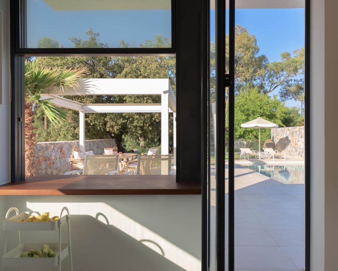 Pelagias Villa Lefka With Heated Pool Mathés المظهر الخارجي الصورة
